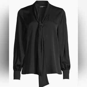 Emanuel Ungaro Black Silk Blouse
